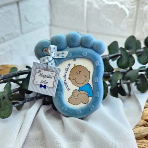 25 Adet Çerçeve Bebek Doğum Hediyesi Bebek Şekeri