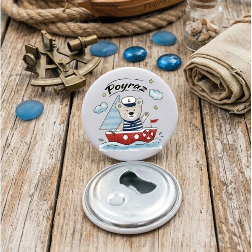 İsim Baskılı Açacaklı Magnet Bebek Hediyesi