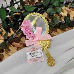 Kelbek Figürlü Ayna 11 Adet Altın