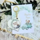 Ahşap Kalp Anahtarlık Uv Baskılı Kart Üzeri Bebek Sünnet Mevlüt Yeni Doğan Hediyelik Şekeri