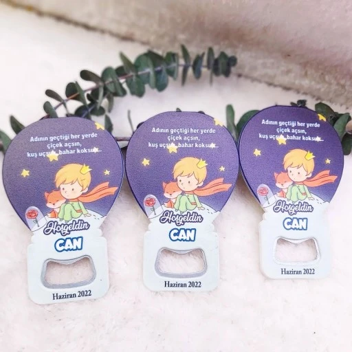 Küçük Prens Bebek Magnetler Balon Açacak Hdbl25