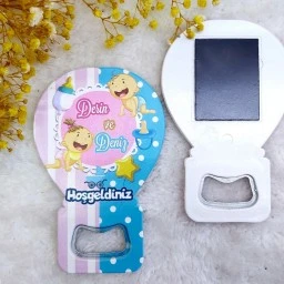 İkiz Bebek Magnetler Balon Açacak HDBL31