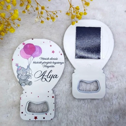 Kız Bebek Magnetler Balon Açacak Hdbl39
