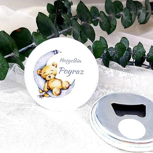 Metal Açacak Magnet Yenidoğan Bebek Hediiyelik