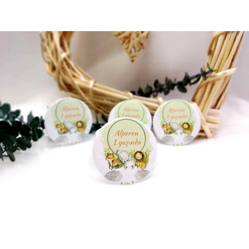 Sevimli Hayvanlar Baskılı Açacak Magnet Hediyelik