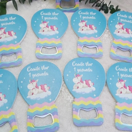 Kız Unicorn Bebek Magnet Balon Açacak Hdbl7
