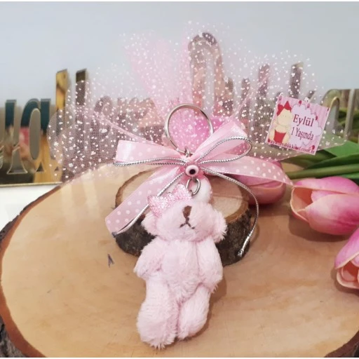 Büyük Boy Ayıcık Anahtarlık Bebek Hediyeliği