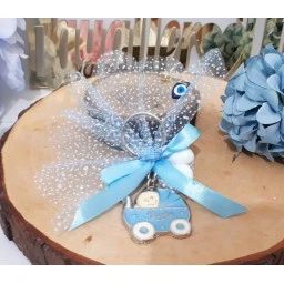 Pembe Puset Anahtarlık Bebek Şekeri