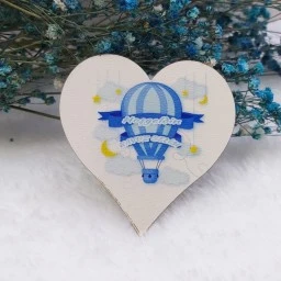 Balon Baskılı Ahşap Magnet Bebek Magnetleri