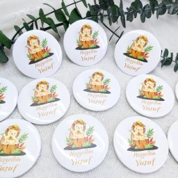 Aslancık Baskılı Açacak Magnet Yenidoğan Hediyelik