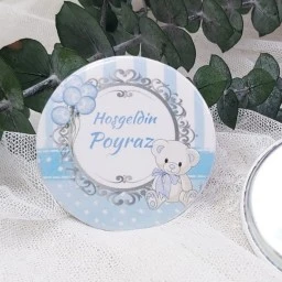 Ayıcık Baskılı Açacak Magnet Yenidoğan Mevlüt Hediyelik