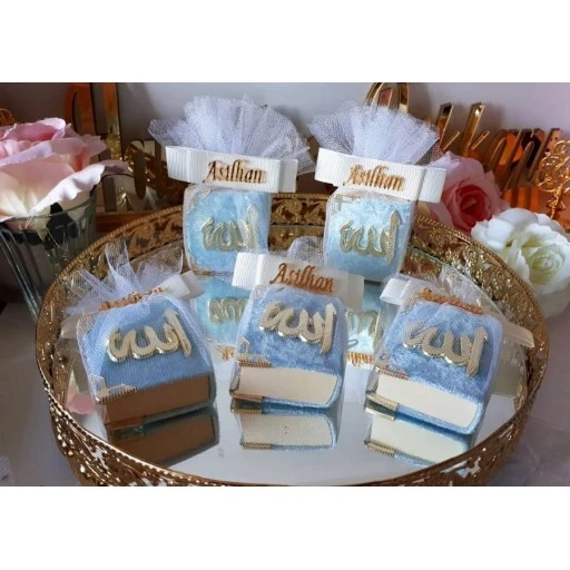 Kuran İsimlikli Bebek Mevlid Şekeri