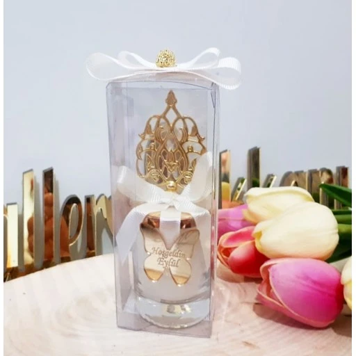 Güneş Tepellikli Bardak Mum Mevlüt Hediyelik