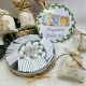 Sevimli Hayvanlar Baskılı Kese ve Çikolata Set Bebek Şekeri
