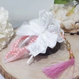 İncili Tesbihli Kese Hediyelik