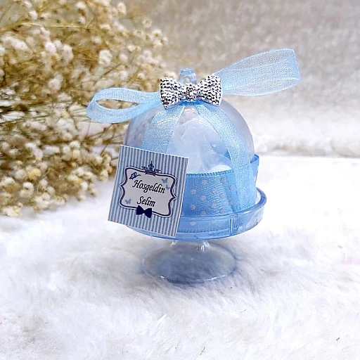 Fanus Mavi Erkek Bebek Şekeri