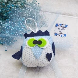 Peluş Baykuş Erkek Bebek Hediyelik