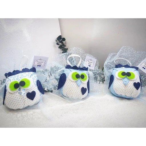 Peluş Baykuş Erkek Bebek Hediyelik