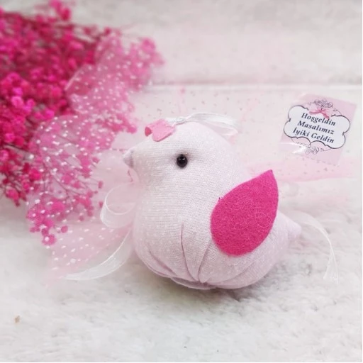 Peluş Kuş Tüllü Kız Bebek Hediyelik