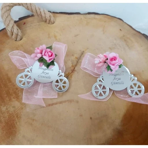 Bal Kabağı Araba Magnet Pleksi Hediyelik