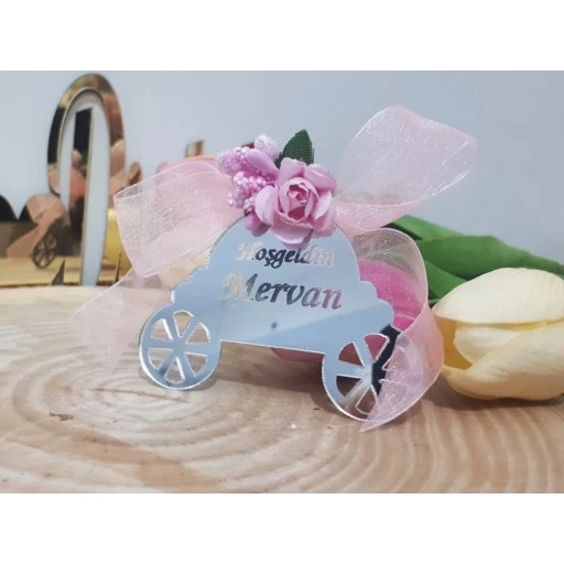 Bal Kabağı Araba Magnet Pleksi Hediyelik