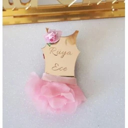 Pleksi İsimlikli 2017 Model Kız Bebek Şekeri