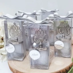 Tek Renk Osmanlı Tepelikli Mum Hediyelik