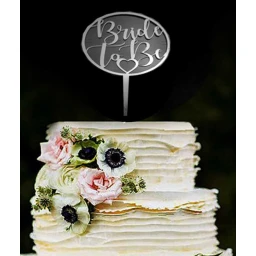 PASTA SÜSÜ PLEKSİ BRIDE TO BE GÜMÜŞ PK:1