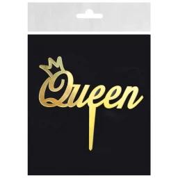 PASTA SÜSÜ PLEKSİ QUEEN ALTIN PK:1