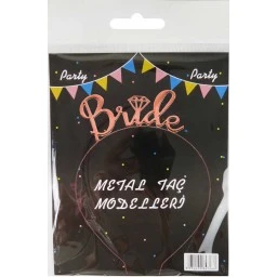 Taç Brıde Pırlantalı Metal Rose Gold
