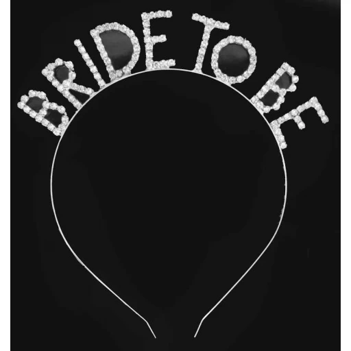 Taç Metal Taşlı Brıde To Be Gümüş