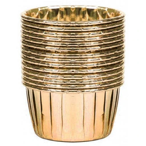 Kap Kek Kapsülü Metalize Altın 25'li