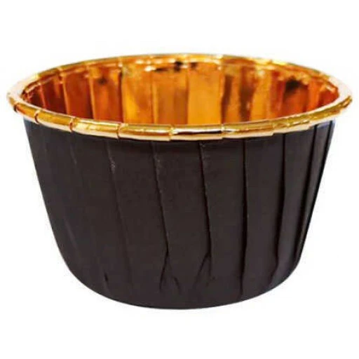 Kap Kek Kapsülü Metalize Siyah 25'li