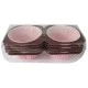 Kap Kek Kapsülü Tray Modeli Pembe 2 Li Set 5'li