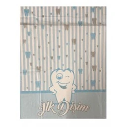 Masa Örtüsü İlk Dişim Mavi 120x180 cm