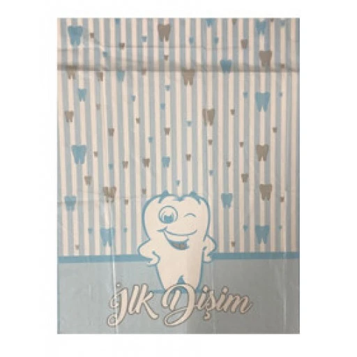 Masa Örtüsü İlk Dişim Mavi 120x180 cm