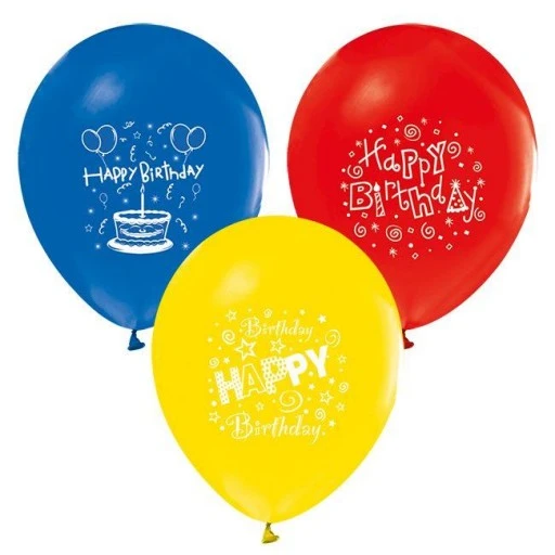 Balon 10 Lu1+1 Happy Birthday 1 Yaş