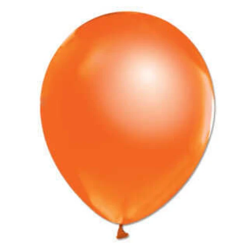 Balon Düz 10 inç Turuncu 100'lü