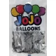 Balon Düz 12 inç (jojo Balloons) Gri 100'lü