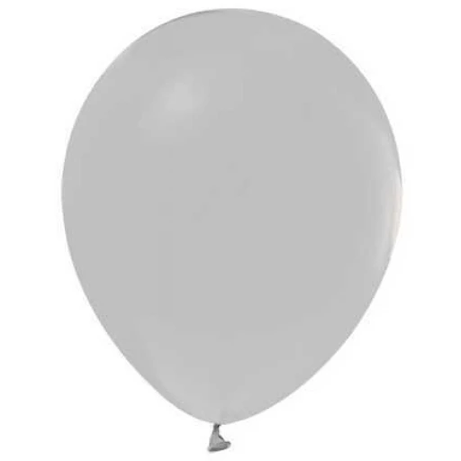 Balon Düz 12 inç (jojo Balloons) Gri 100'lü