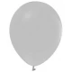 Balon Düz 12 inç (jojo Balloons) Gri 100'lü