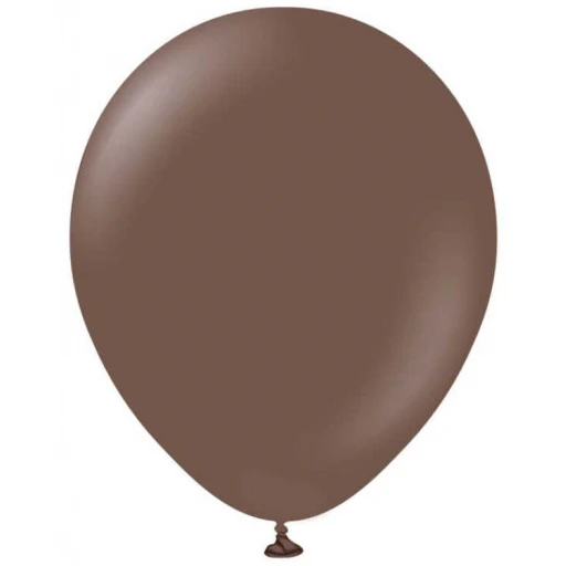 Balon Düz 12 inç (jojo Balloons) Kahverengi 100'lü