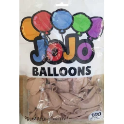 Balon Düz 12 inç (jojo Balloons) Latte Sütlü Kahve