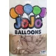 Balon Düz 12 inç (jojo Balloons) Latte Sütlü Kahve