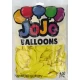 Balon Düz 12 inç (jojo Balloons) Sarı 100'lü