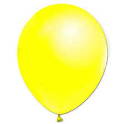 Balon Düz 12 inç (jojo Balloons) Sarı 100'lü