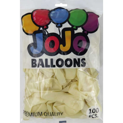 Balon Düz 12 inç (jojo Balloons) Şeffaf 100'lü
