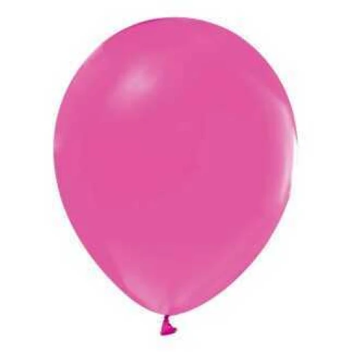 Balon Düz 5 inç Fuşya 100'lü