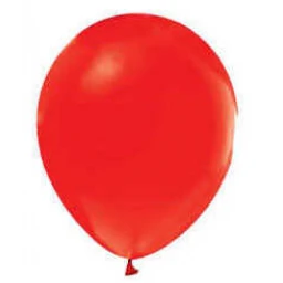 Balon Düz 5 inç Kırmızı 100'lü