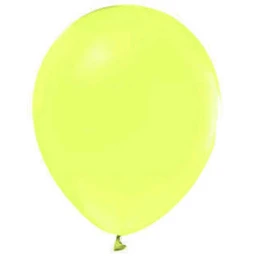 Balon Düz 5 inç Makaron Vanilya Sarı 100'lü